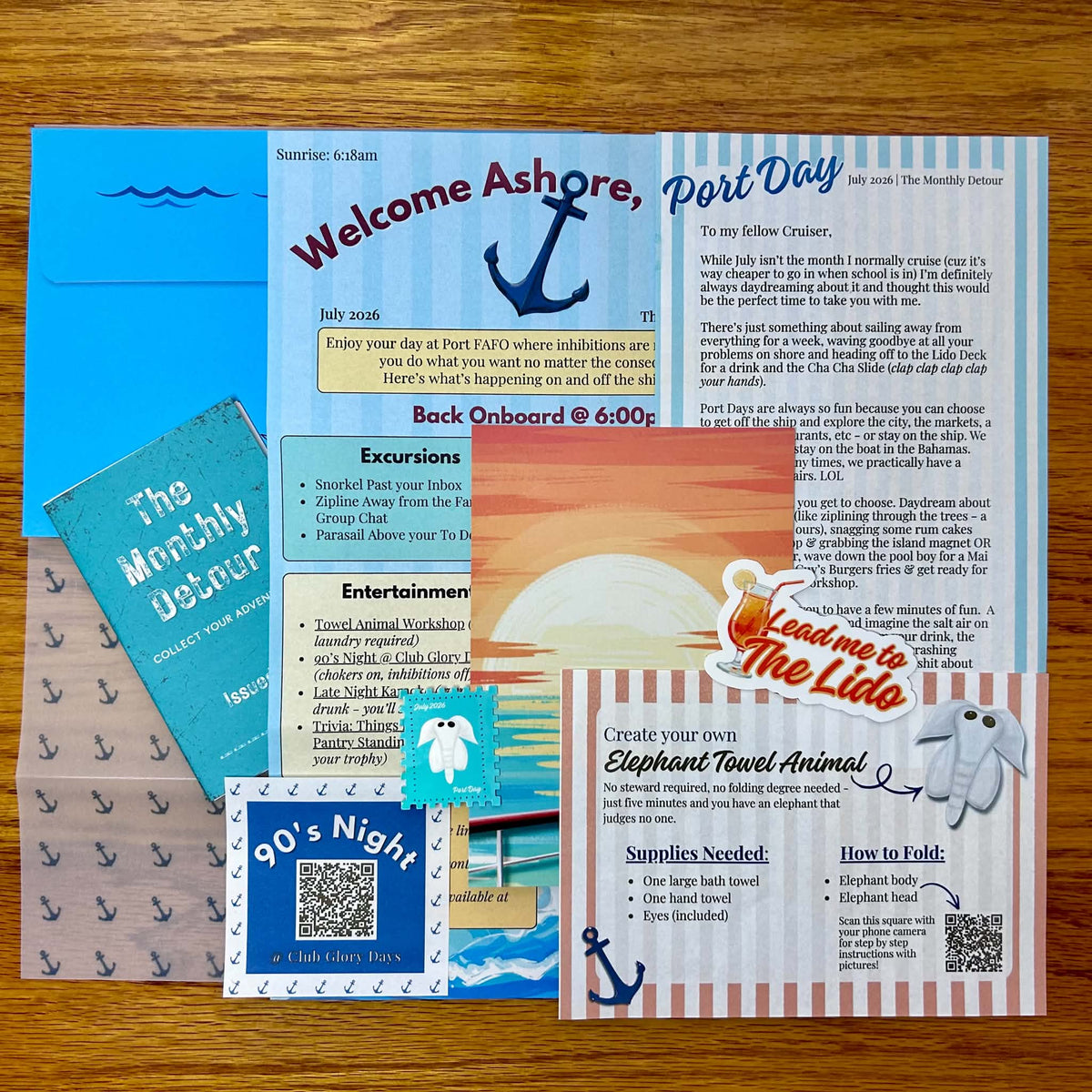 The Monthly Detour (One Time Purchase International) - Press ESC Co
